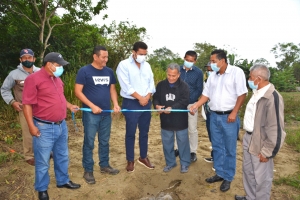 Inauguración de sistema de agua para la comunidad de Cantagallo