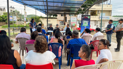 Capacitación mi barrio seguro en Cdla. Los Ceibos