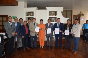 Firma de cooperación entre la Alcaldía de Jipijapa y Gobiernos Municipales de Panamá