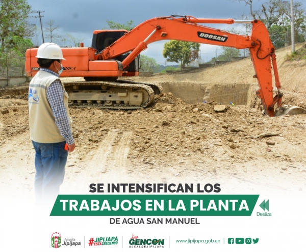 Se intensifican los trabajos en la planta de Agua San Manuel