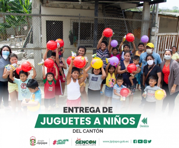 Entrega de Juguetes a niños del cantón