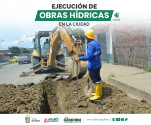 Ejecución de obras hídricas en la ciudad