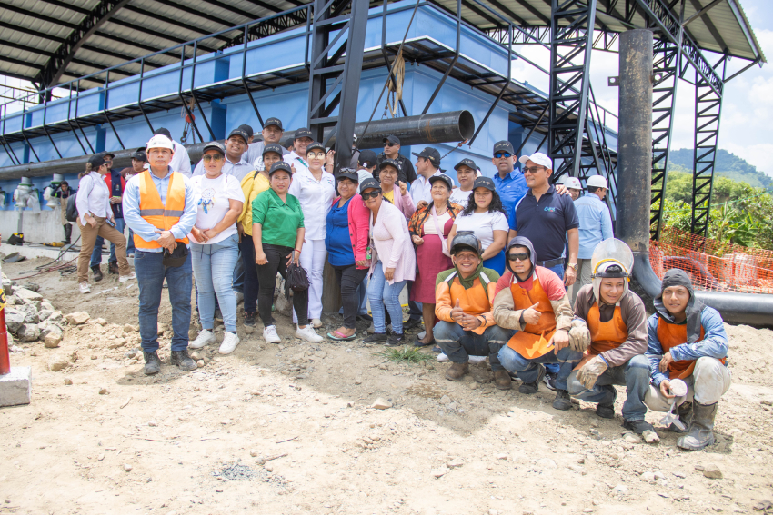 Lady Pinoargote, de la ciudadela El Paraíso, fue una de las personas que hoy visitó la estación Caza Lagarto.