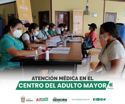 Atención médica en el centro del Adulto Mayor