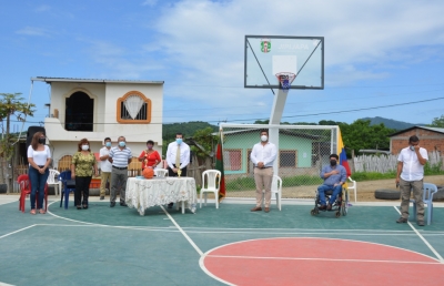 Inauguración de cancha de usos múltiples