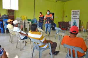 Socializacion sobre el proyecto de agua para la Comuna Sancán