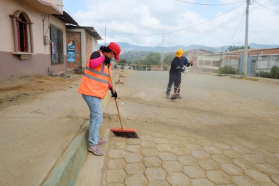 Nuestro equipo municipal realizó una jornada de limpieza en la comuna Sancán